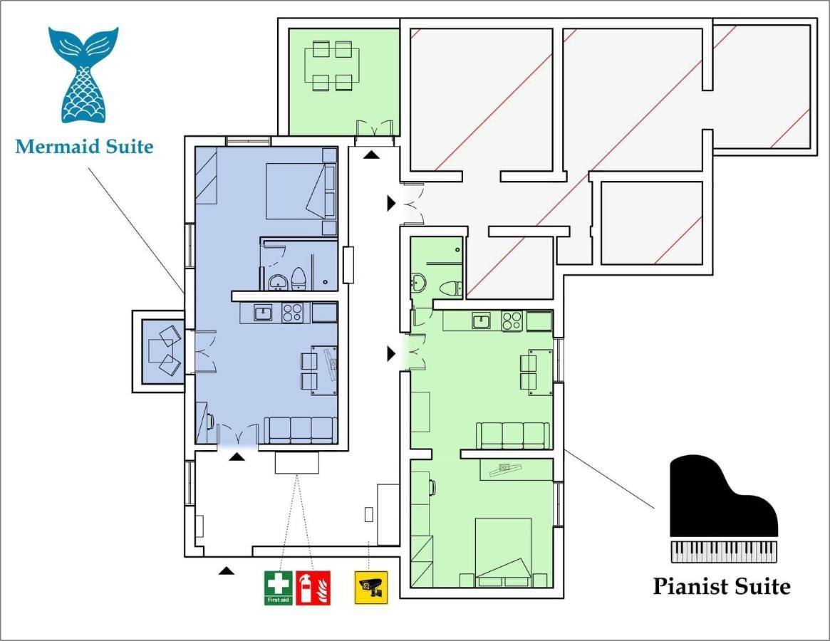 Niochori Heritage: The Mermaid Suite Rhodes City 外观 照片
